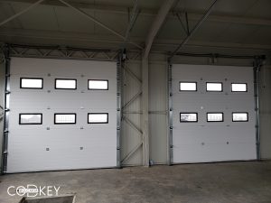 Индустриални секционни врати на автосервиз в град Бяла_015