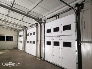 Индустриални секционни врати на автосервиз в град Бяла_018